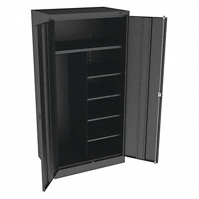 Storage Cabinet 72 x36 x24 Black 5Shlv