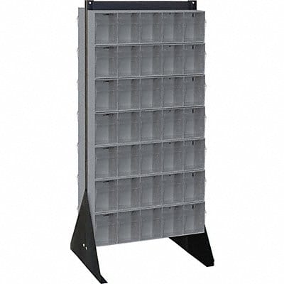 Bin Storage Rack Powder Coated 52 in