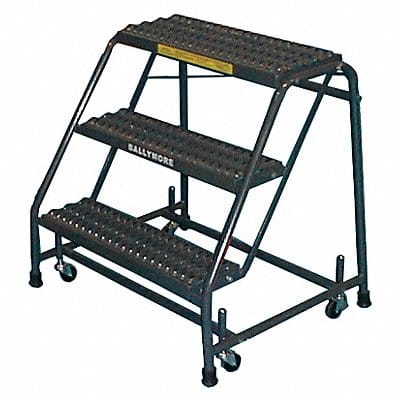 Rolling Ladder Steel 28-1/2 In.H