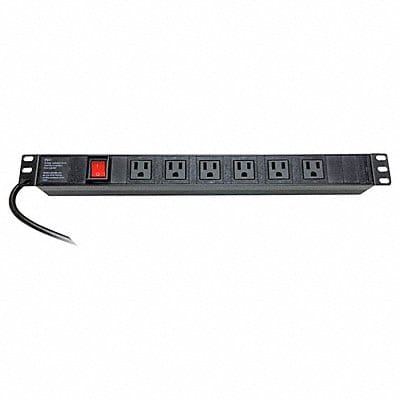 OUTLET POWER STRIP 1U - 6