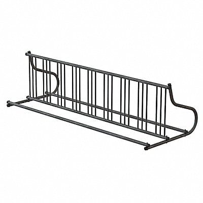 Bike Rack 2-Sided 18-Bike 110 in Silver