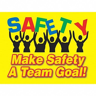 Safety Poster 17 in x 22 in Plastic