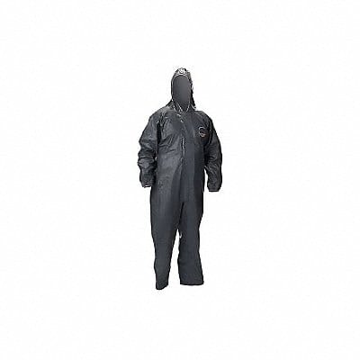 Hooded Coverall Elastic Gray 5XL PK 6