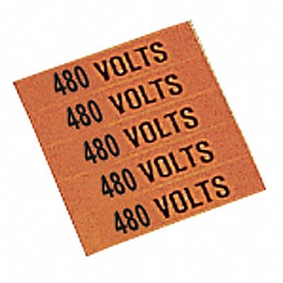 Conduit/Voltage Marker 480 Volts PK5