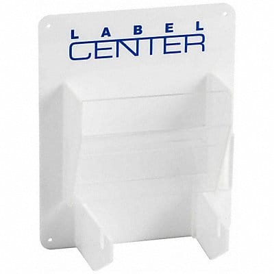 Small Label Station 11 x 9 in White