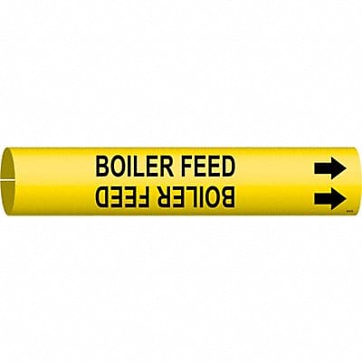 Pipe Marker Boiler Feed 7/8in H 7/8in W