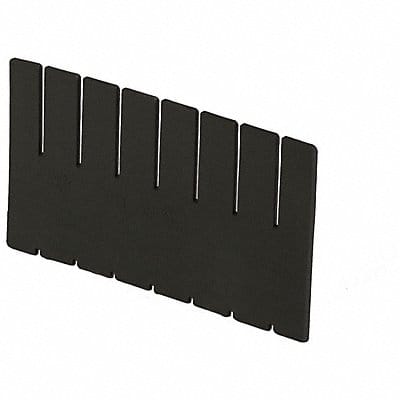 Divider Black Polyethylene 7.4 in