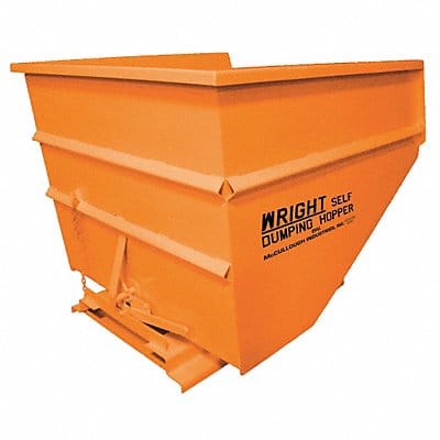 Self Dumping Hopper 5000 lb Orange