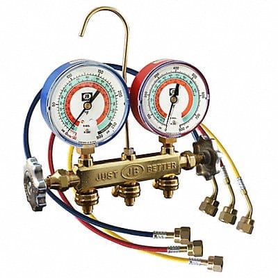 Natural gas valve 18 Hose L Brass