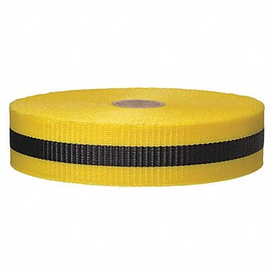 Barricade Tape Black/Yellw 200 ft L 2 in