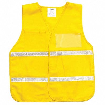 E4207 Safety Vest Yellow Legend Insert Univsl