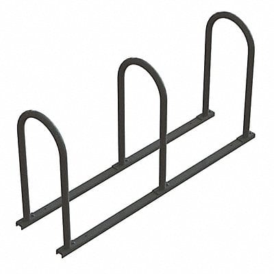 Bike Rack 2-Sided 6-Bike Black/Silver