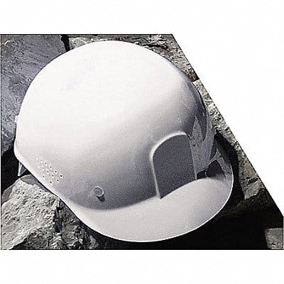 Bump Cap Baseball Pinlock White