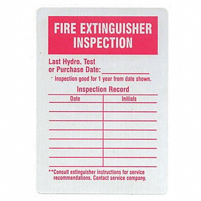 Label Fire Inspection PK25