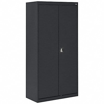 Storage Cabinet 72 x36 x24 Black 4Shlv