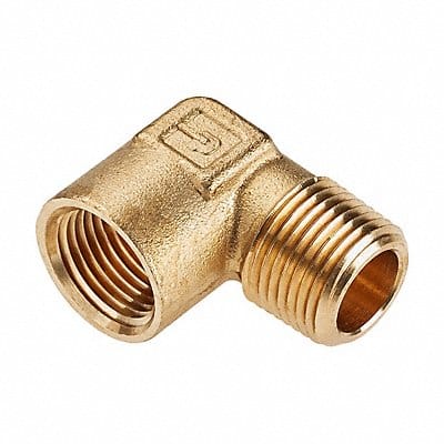 Elbow 90 Deg 3/8 NPT 1000 psi Brass