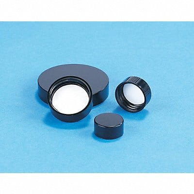 Cap 20 mm Dia Black PK144