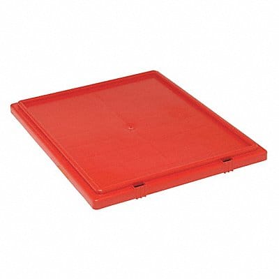 E1890 Lid Red Polyethylene 20 7/8 in