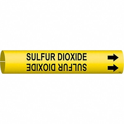 Pipe Mrkr Sulfur Dioxide 7/8in H 7/8in W