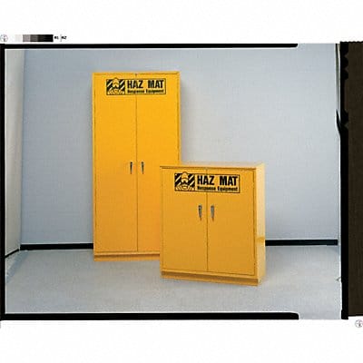 Shelving Cabinet 42 H 36 W Yellow