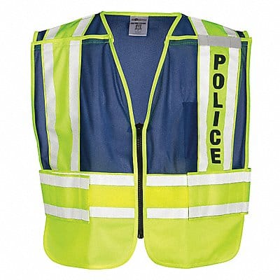 Safety Vest Blue Police M/XL