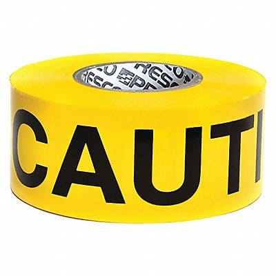 Barricade Tape Yellow 1 000 ft L 3 in