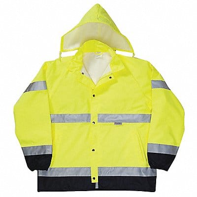 Rain Jacket Class 3 Type R Blk/Ylw S