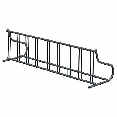 Bike Rack 1-Sided 9-Bike 110 in Black