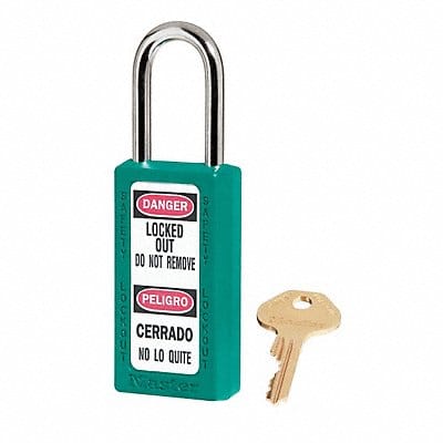 D1948 Lockout Padlock KD Teal 3 H