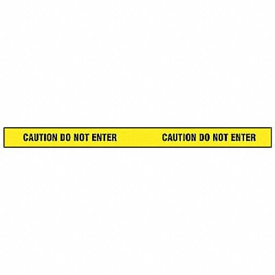 Barricade Tape Yellow 180 ft L 2 in