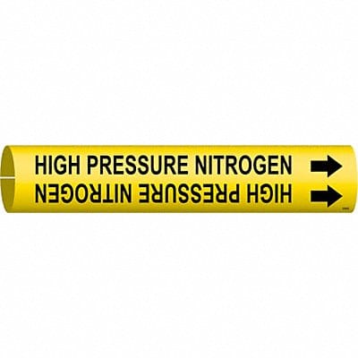 Pipe Mrkr High Pressure Nitrogen 7/8in H