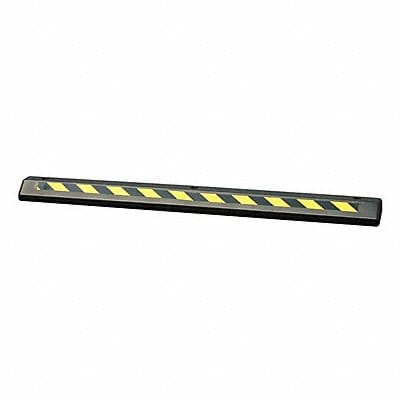 Parking Curb 6 ft x 4 x 8 Black/Yellow