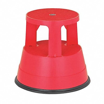 Office Step Stool Red 15 in H