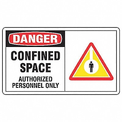 Safety Label 3 1/2 inx5 in Vinyl PK5