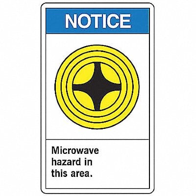 Safety Label 5 inx3 1/2 in Vinyl PK5