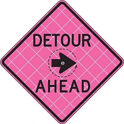 Detour Traffic Sign 36 x 36