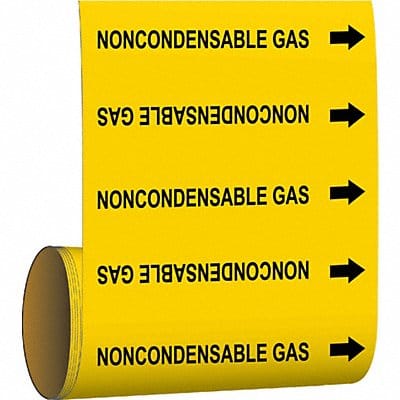 Pipe Mrkr Noncndnsable Gas 12in H 12in W