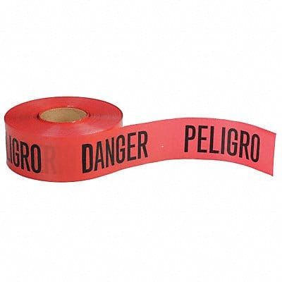 Barricade Tape Red 1 000 ft L 3 in