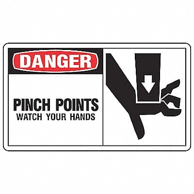 Safety Label 3 1/2 inx5 in Vinyl PK5