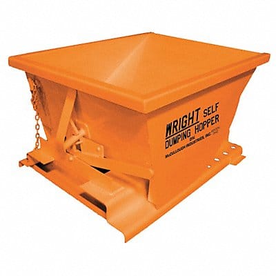 Self Dumping Hopper 4000 lb Orange