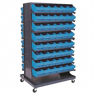 J0326 Mobile Pick Rack Blue Steel