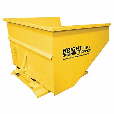 Self Dumping Hopper 5000 lb Yellow