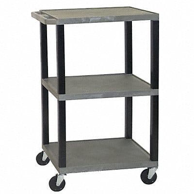 Utility Cart 400 lb Cap. PE 2 Shelves