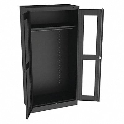 E4463 Storage Cabinet 72 x36 x24 Black 4Shlv