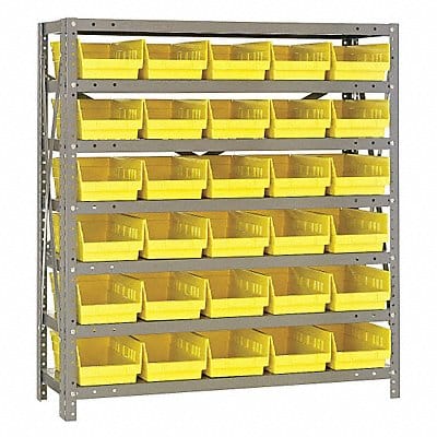 E1523 Bin Shlvng 18inx39inx36in Yellow