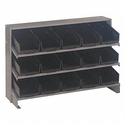 E1541 Bench Pick Rack 12x21x36in Black