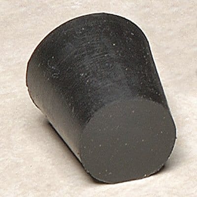 Stopper Sz 4 20 mm BDia Black 0 PK28