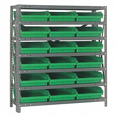 E1525 Bin Shlvng 18inx39inx36in Green