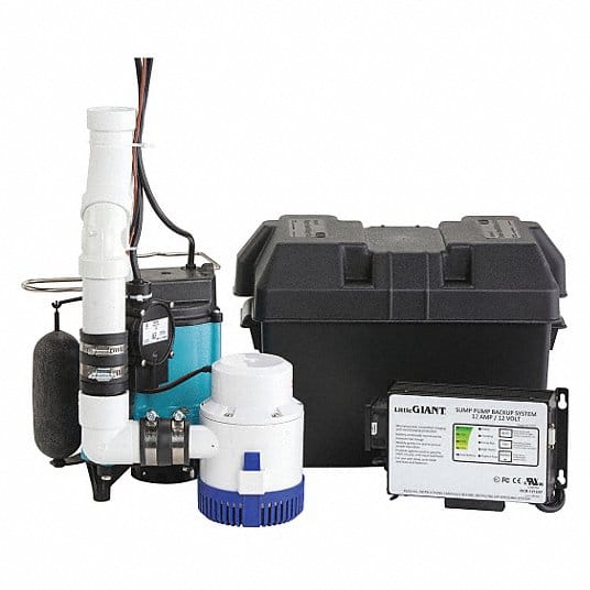 Primary and Back-up Sump Pump Combinations