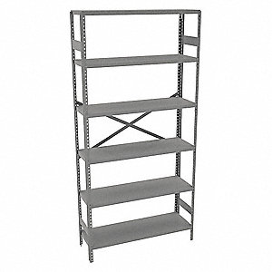 Freestanding Stationary Metal Shelving